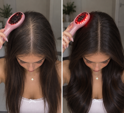 Red & Blue Light Therapy Scalp Massage Comb